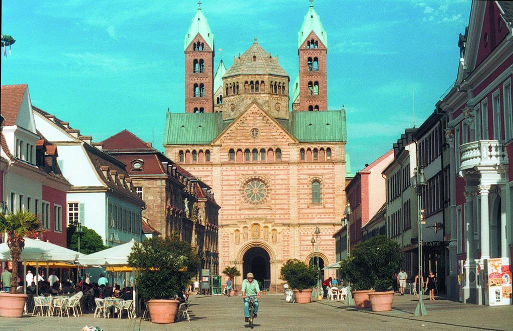 Weinstube Schwarzamsel Apartment Speyer Bagian luar foto